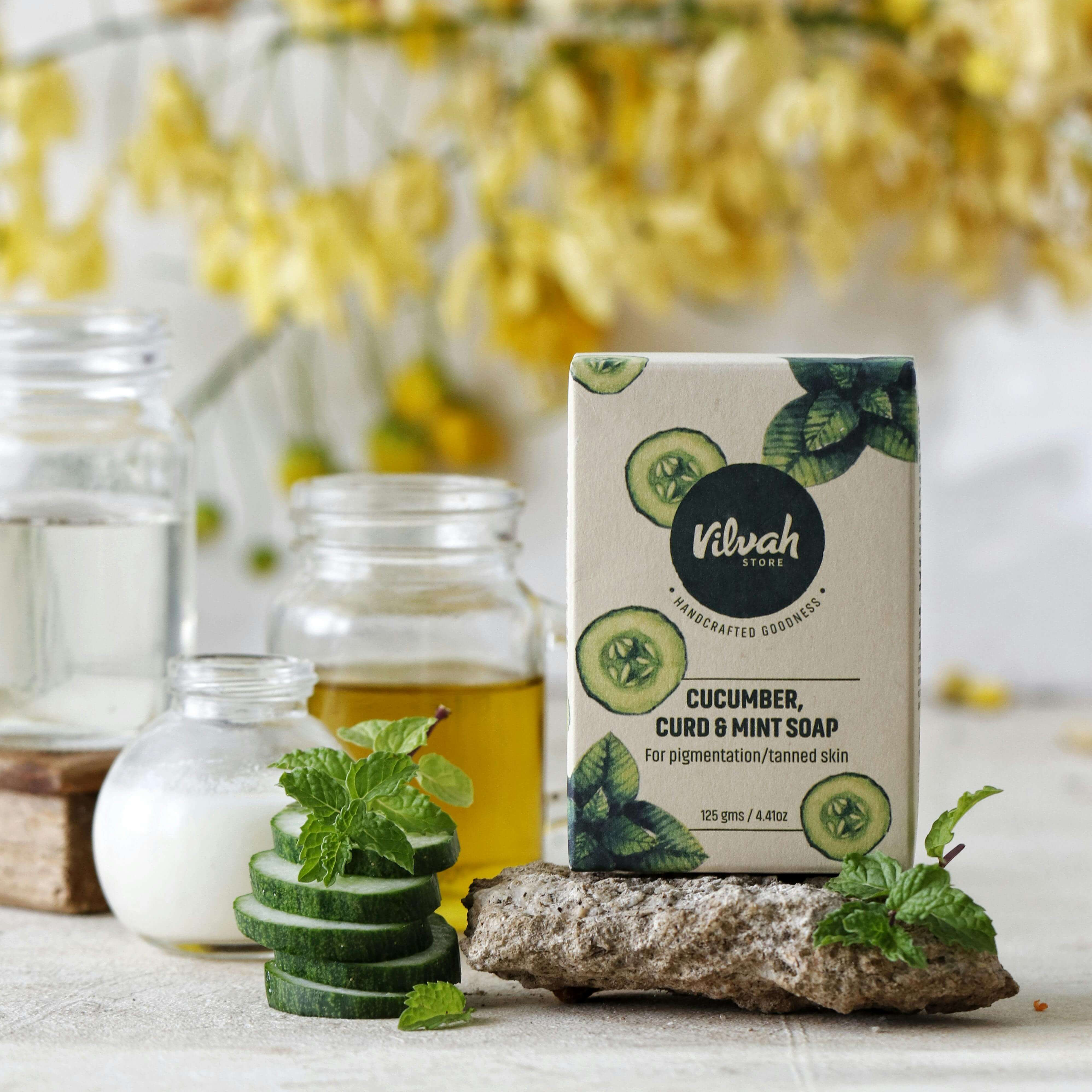 image of cucumber soap for about part
